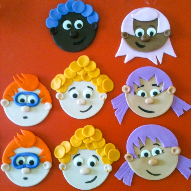 bubble guppie cupcake toppers